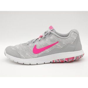 Nike Flex Experience RN4 Womens Size 6.5 Running Shoes Gray Pink 749177-102